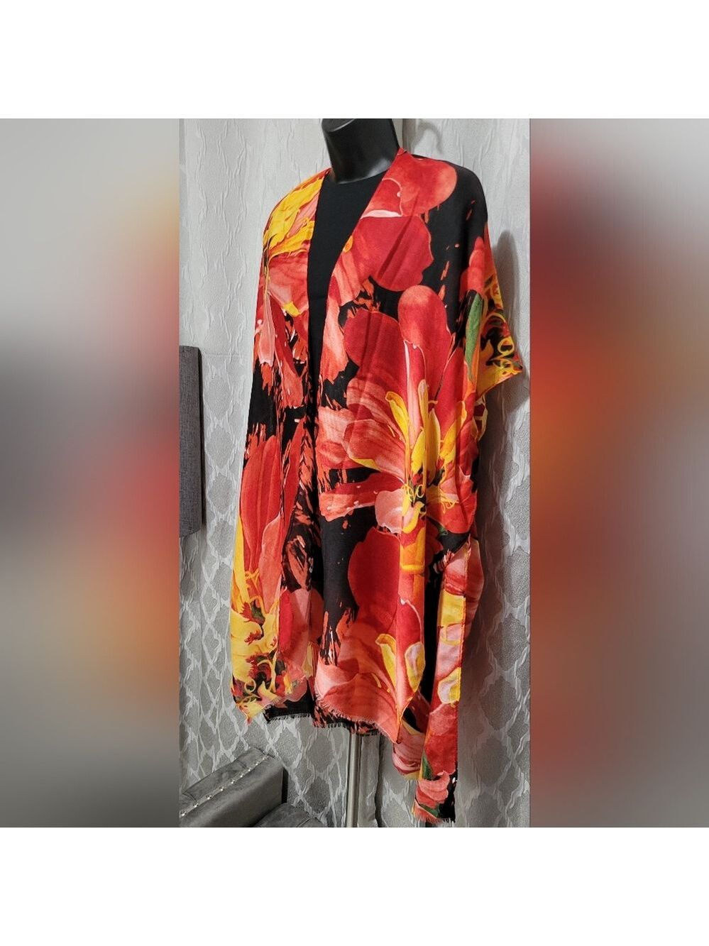 Kollie Moore | Open Front Kimono -  Swimsuit Cover-Up